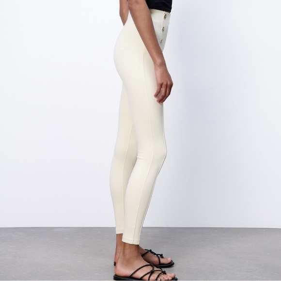 Zara button leggings - Picture 3 of 10